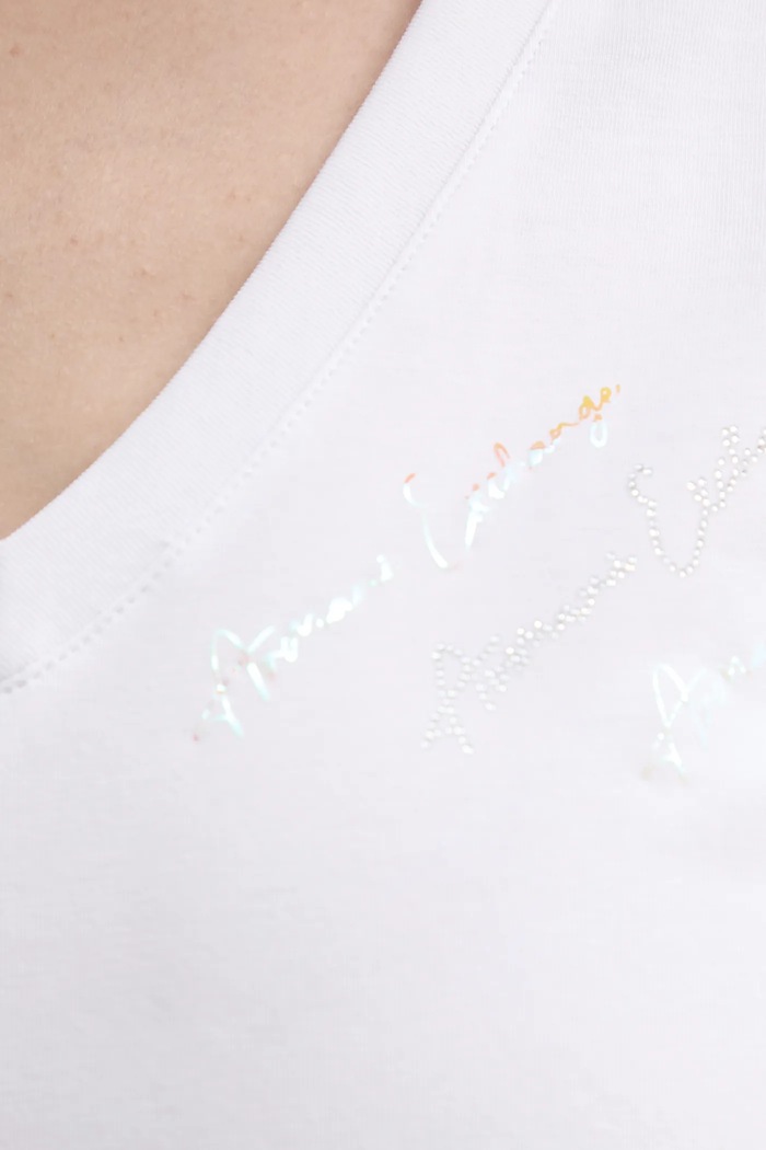 Armani Exchange t-shirt XW000600.AF10355 fehér