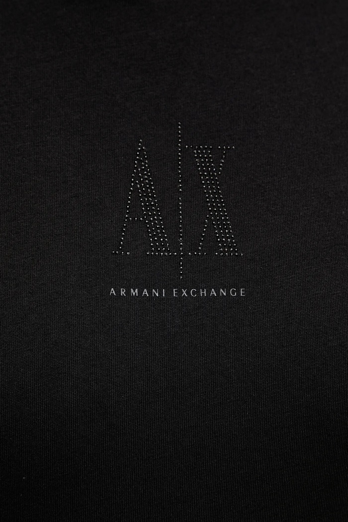 Bavlnené tričko Armani Exchange XW000830.AF10356.NOS čierna