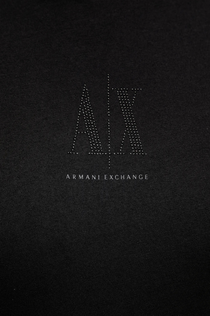 Bavlnené tričko Armani Exchange XW000830.AF10356.NOS čierna