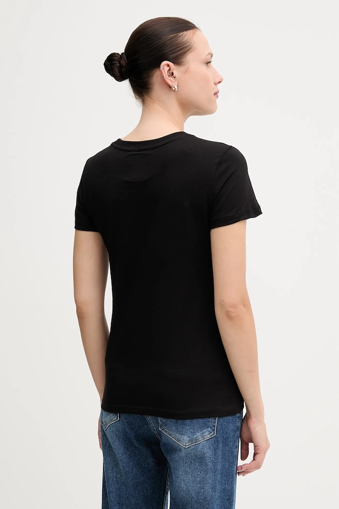 Pamučna majica Armani Exchange XW000831.AF10356.NOS crna AA00