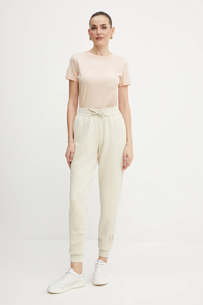 Pamučna majica Armani Exchange XW000839.AF10356 narančasta AA00