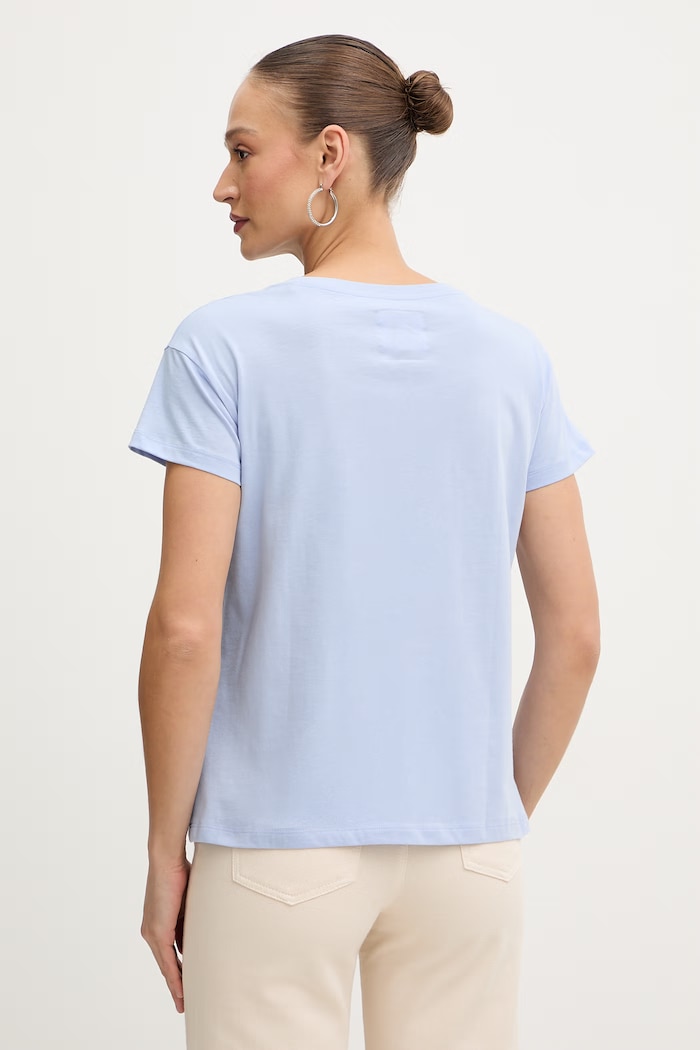 Oblečenie Bavlnené tričko Armani Exchange XW000830.AF10356 modrá