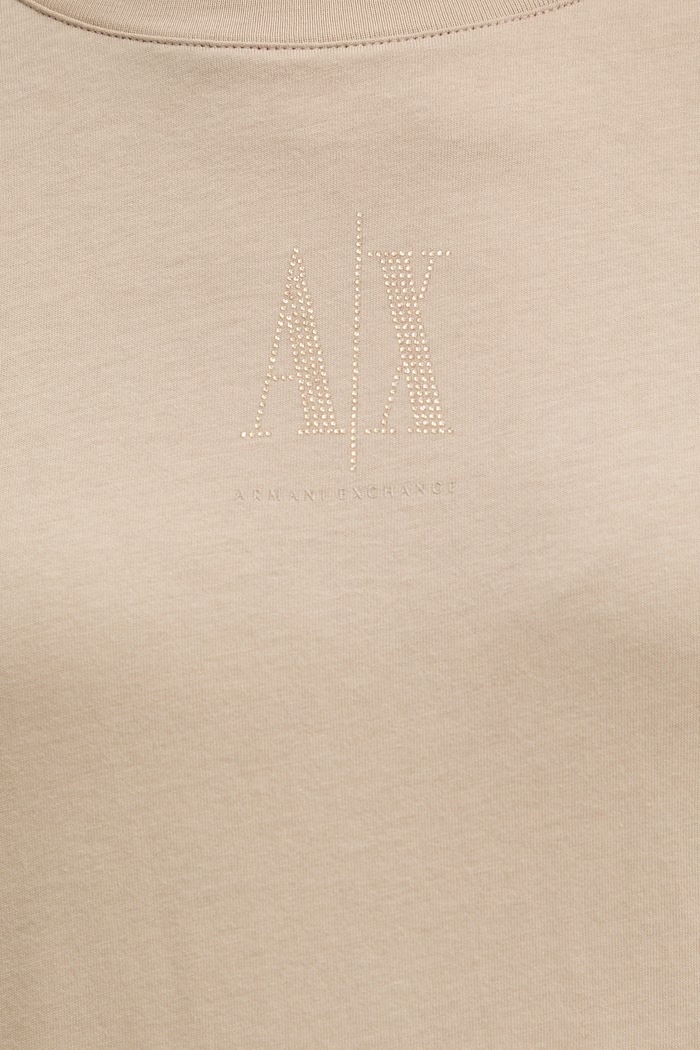 Bavlnené tričko Armani Exchange XW000830.AF10356 béžová