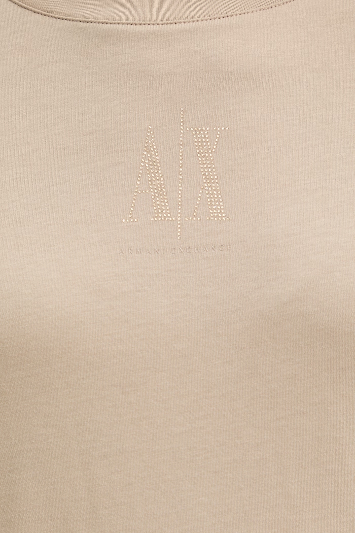 Bavlnené tričko Armani Exchange XW000830.AF10356 béžová