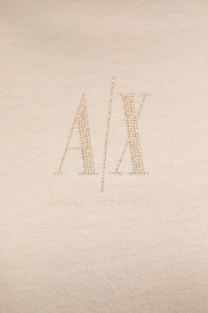 Bavlnené tričko Armani Exchange XW000830.AF10356 béžová