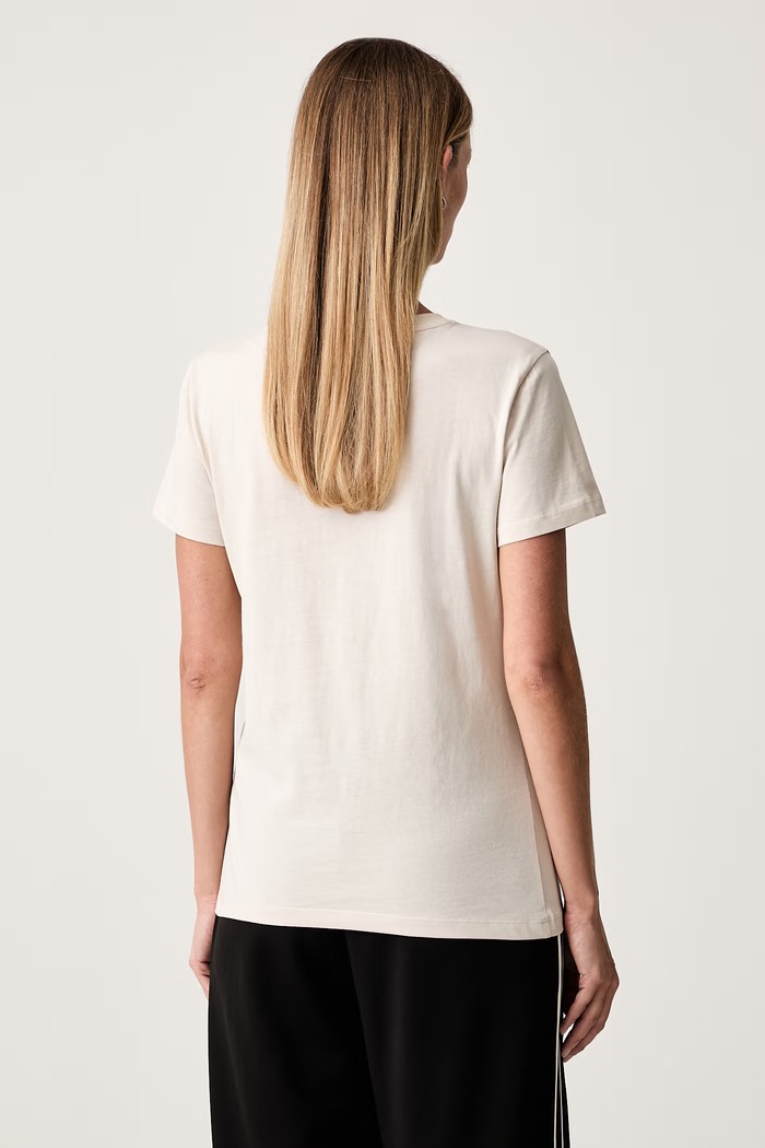 Oblečenie Armani Exchange tričko dámske bavlnené XW000831.AF10356 béžová