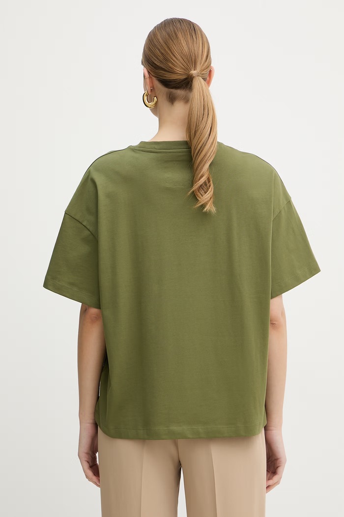 Ruházat Armani Exchange t-shirt női pamut XW001182.AF15085 zöld