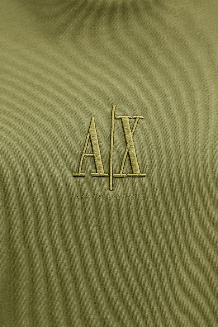 Armani Exchange t-shirt női pamut XW001182.AF15085 zöld