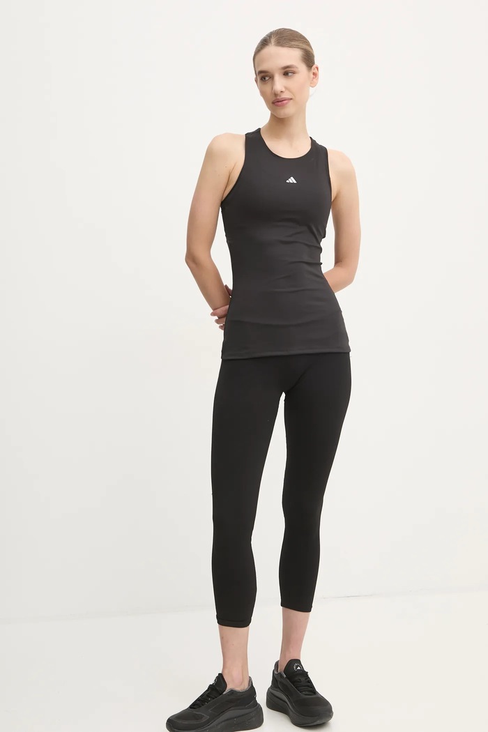 Tréninkový top adidas Performance Techfit IK7924 černá SS25