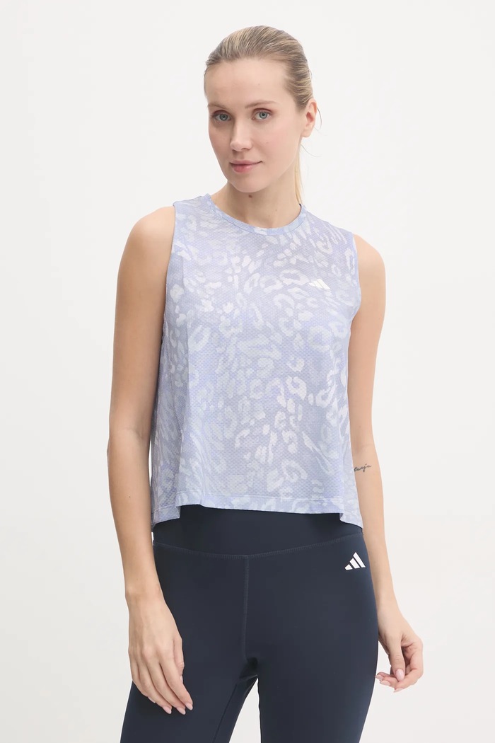 adidas Performance top de alergare Own The Run violet JD7763