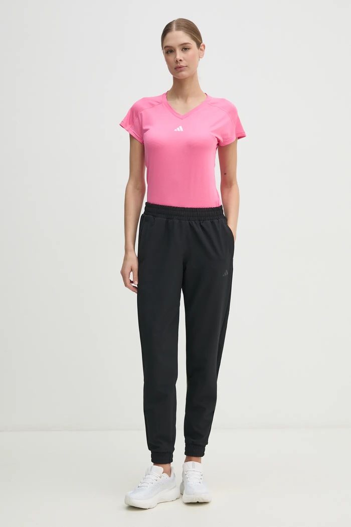 adidas Performance t-shirt treningowy JN4661 różowy SS25