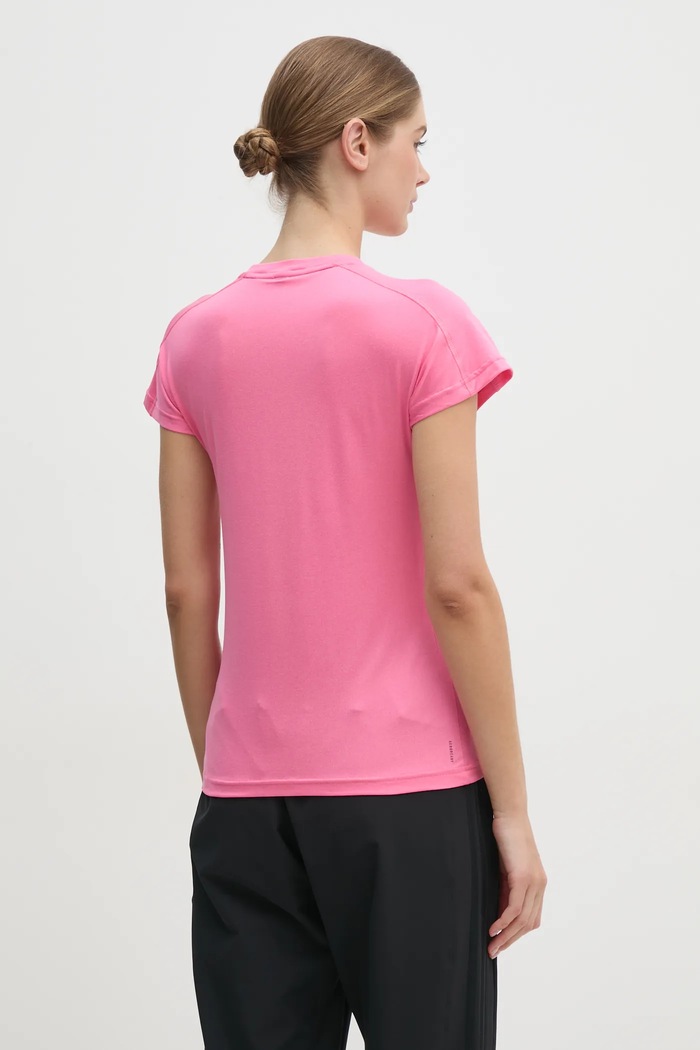 Odzież adidas Performance t-shirt treningowy JN4661 różowy