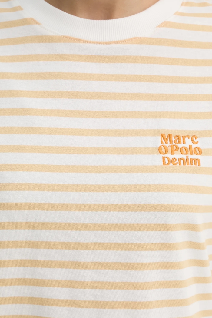 Bavlněné tričko Marc O'Polo 5000005953 bílá