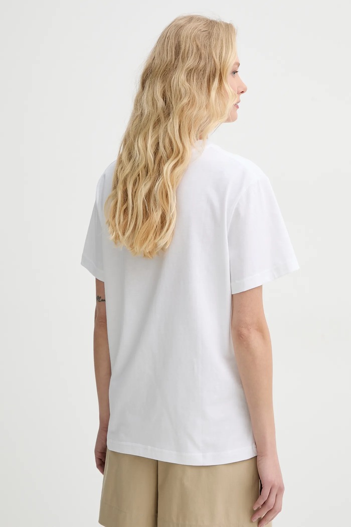 Odjeća Pamučna majica A.P.C. t-shirt auguste - GOTS COBQX.M26497 bijela