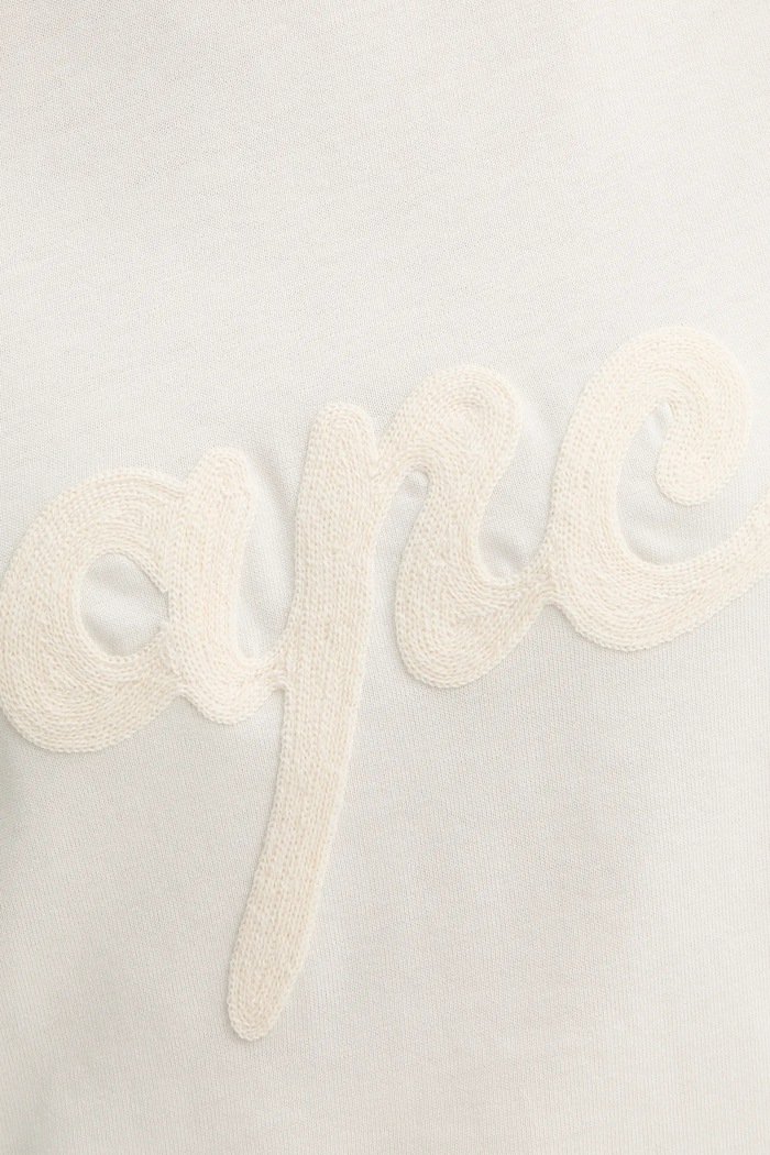 A.P.C. cotton t-shirt t-shirt lenny - GOTS COHGS.M26504 beige