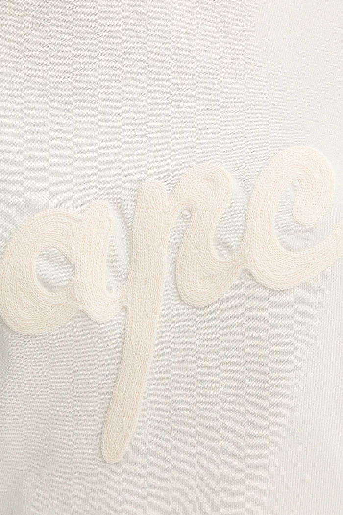 A.P.C. cotton t-shirt t-shirt lenny - GOTS COHGS.M26504 beige