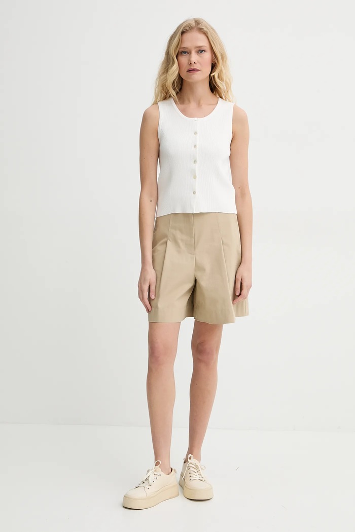 A.P.C. top debardeur ambre VIALM.F23410 fehér SS25
