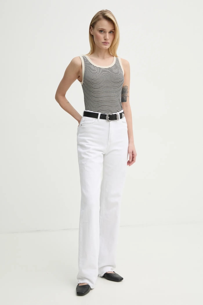 Marc O'Polo top 502208450067 bej SS25