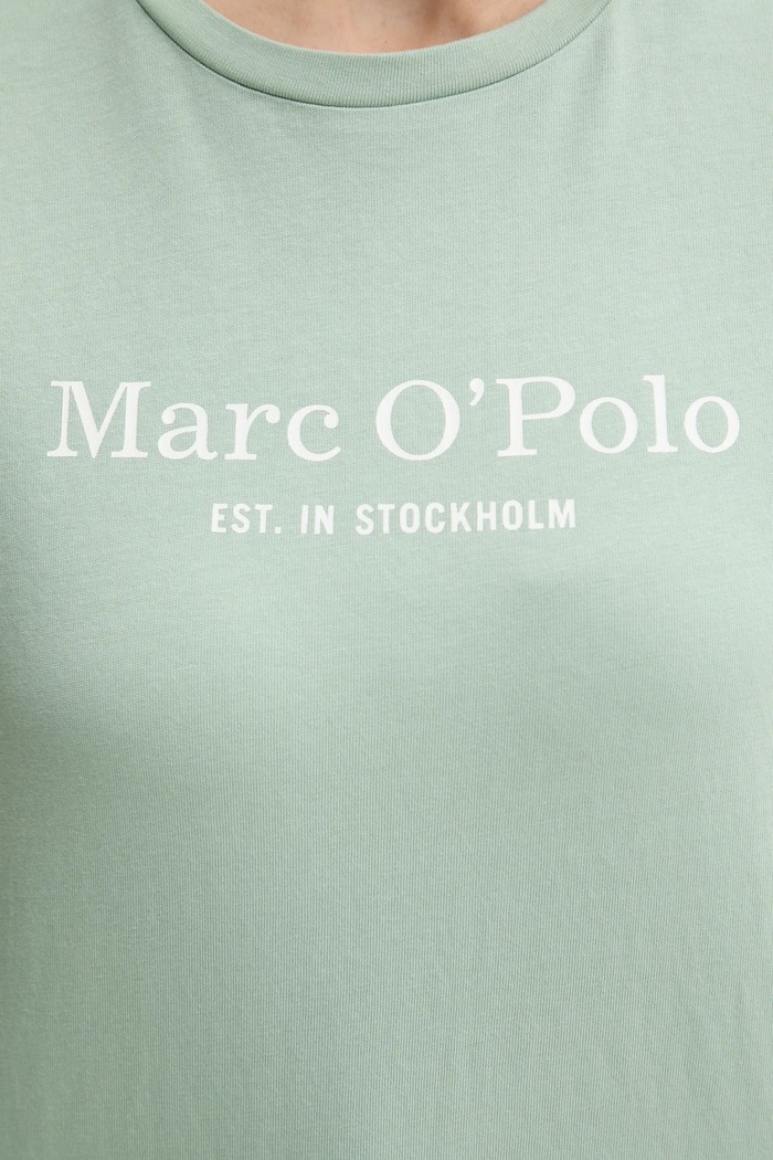 Marc O'Polo pamut póló 502229351055 zöld