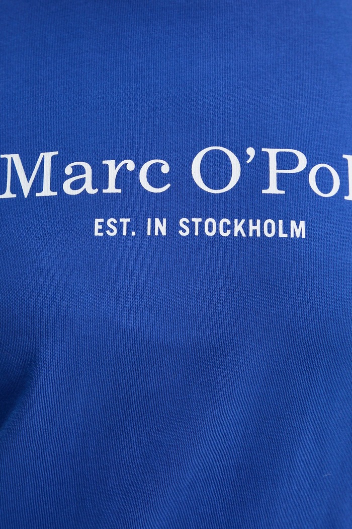 Bavlněné tričko Marc O'Polo 502229351055 fialová