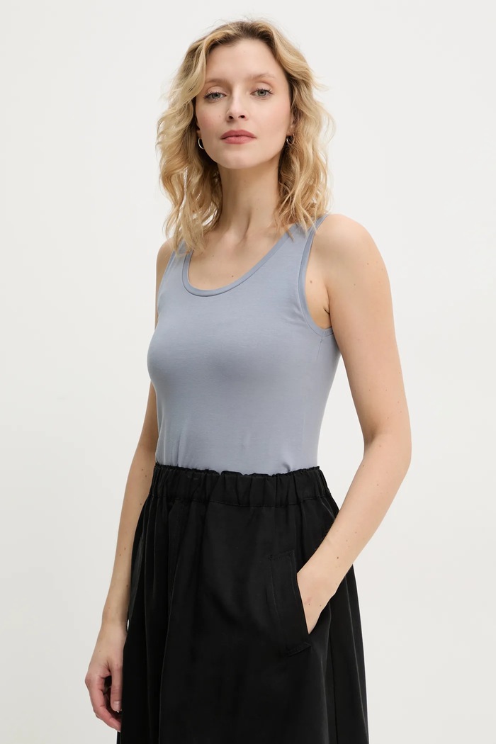 Top Marc O'Polo bez uzorka plava 503200150001