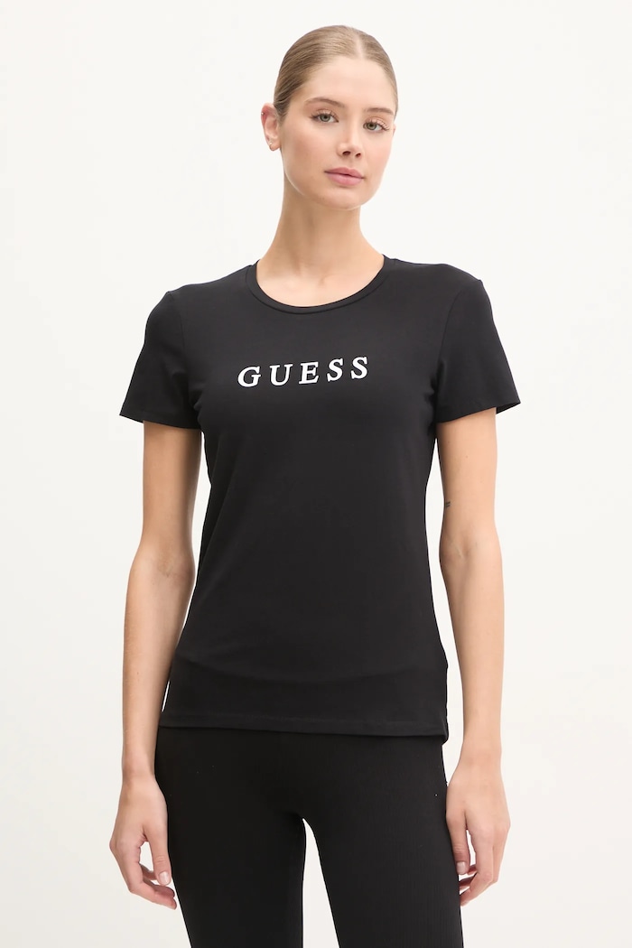 Guess t-shirt NEW CARRIE O5RI01.KBBU1 czarny AW25