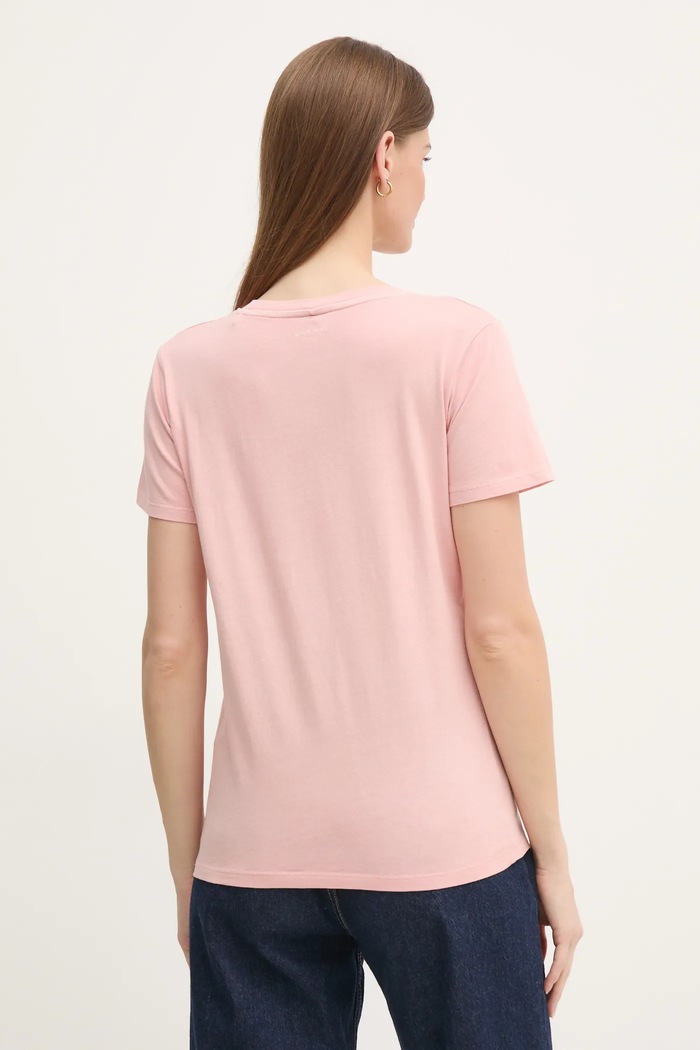 Îmbrăcăminte Pepe Jeans tricou din bumbac LOLLY PL505985 roz
