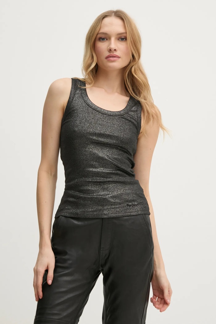 Top Pepe Jeans LACEY crna PL505993