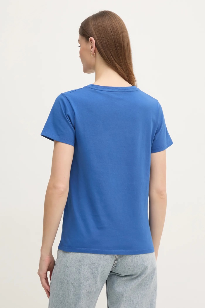 Îmbrăcăminte Pepe Jeans tricou din bumbac LORETTA PL505994 albastru