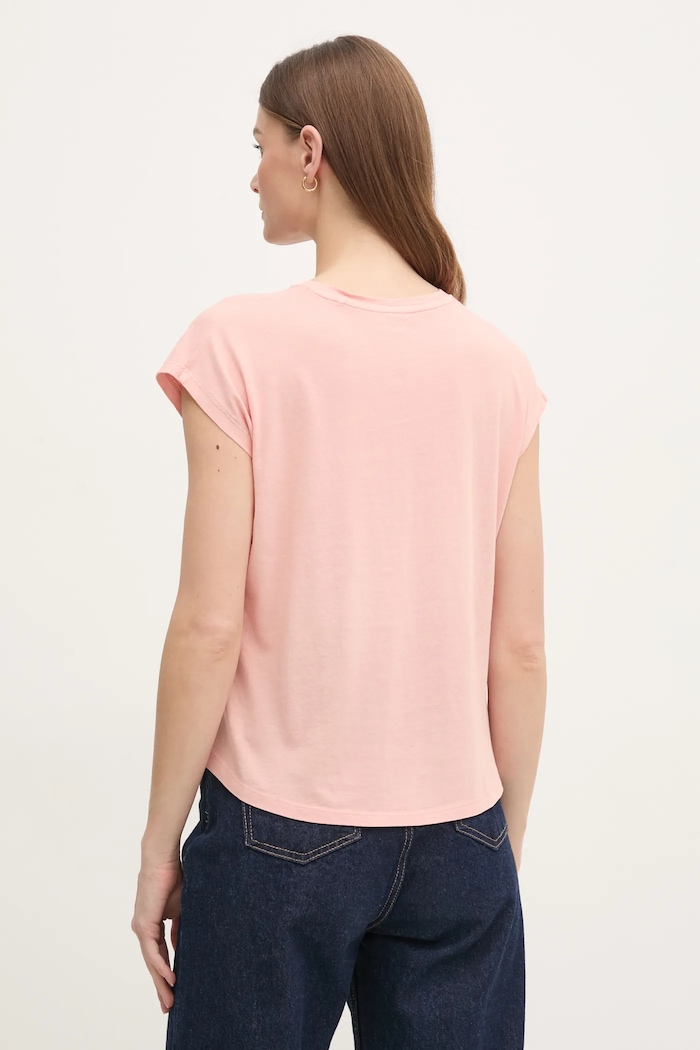 Odjeća Pamučna majica Pepe Jeans LORENA PL505998 roza
