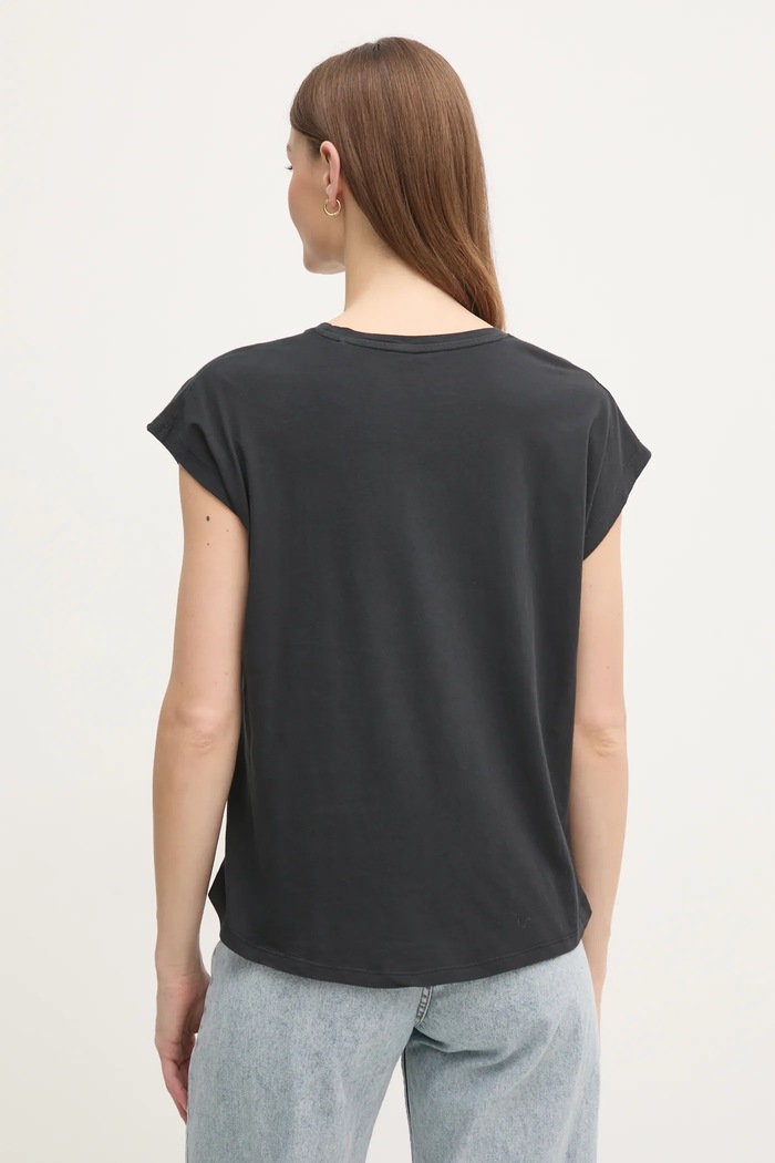 Oblečenie Bavlnené tričko Pepe Jeans LORENA PL505998 čierna