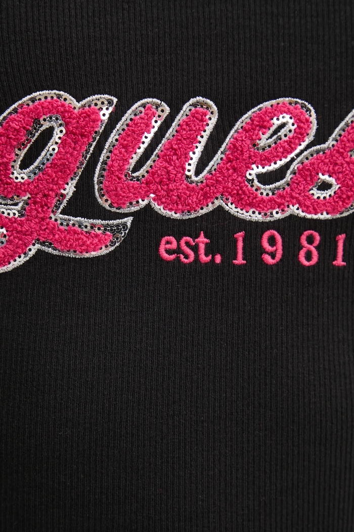 Top Guess CHENILLE Guess W5RP03.KA0H1 černá