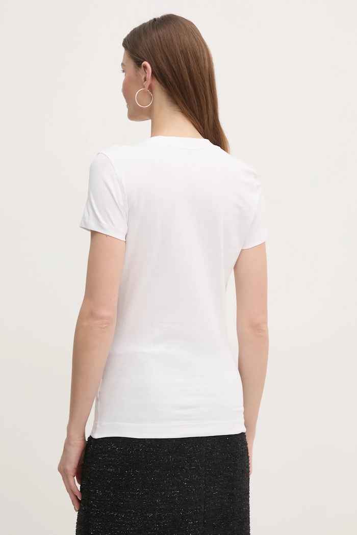 Μπλουζάκι Guess W5RI11.J1314 λευκό SS25