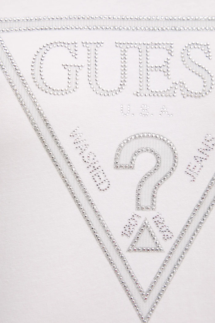 Μπλουζάκι Guess λευκό W5RI11.J1314