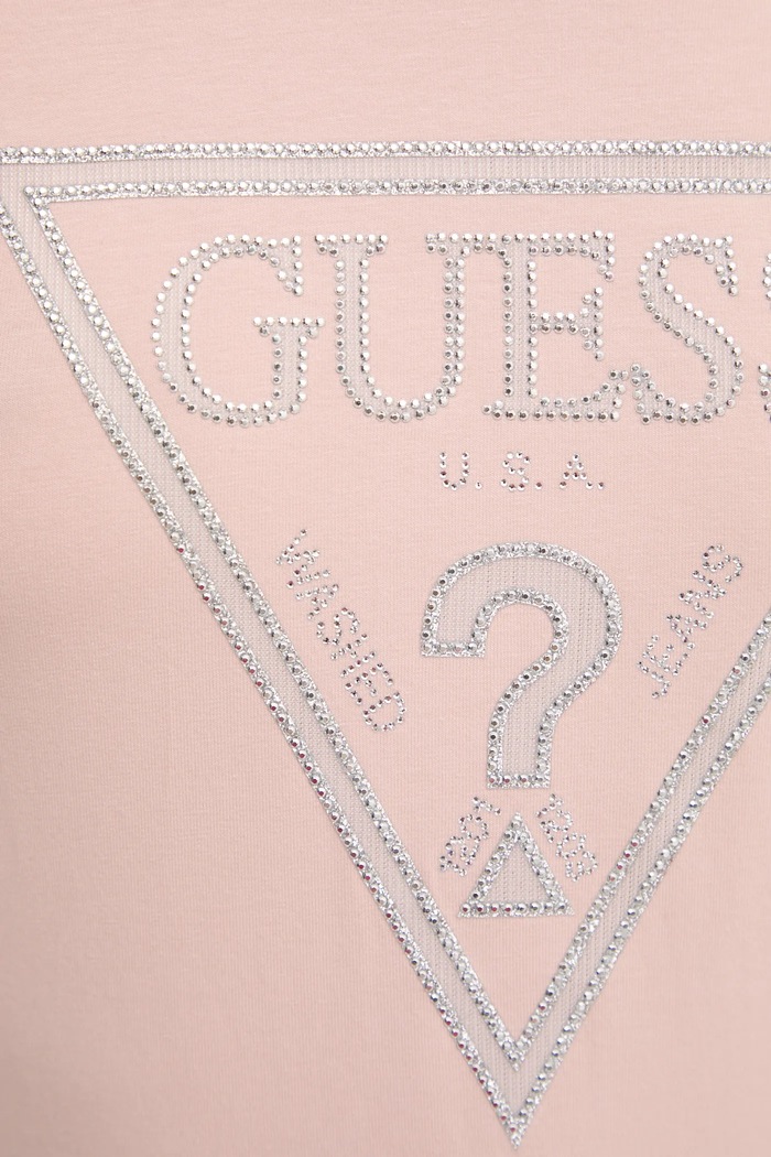 Guess t-shirt różowy W5RI11.J1314