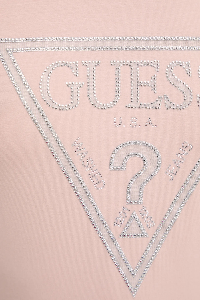 Guess t-shirt różowy W5RI11.J1314