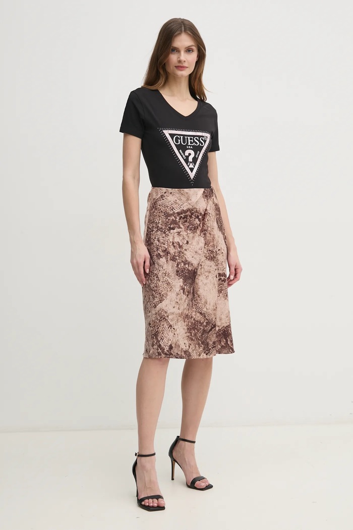 Tričko Guess W5RI21.J1314 černá SS25