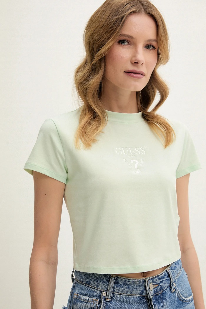Ruházat Guess t-shirt COLETTE V4YI20.KCDH1 zöld