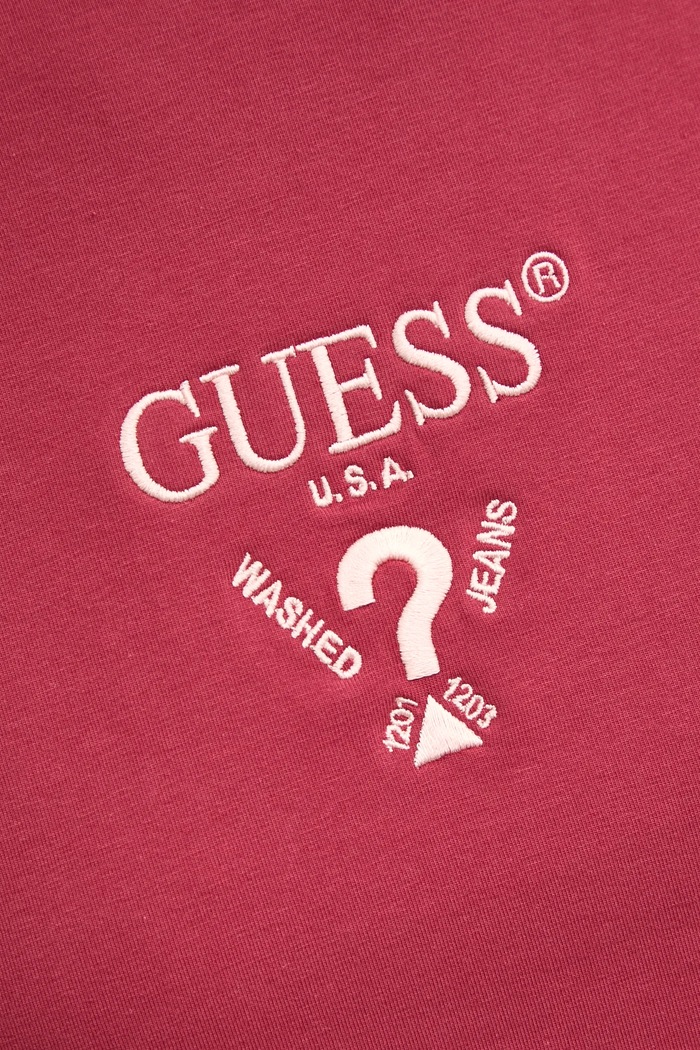 Tričko Guess COLETTE V4YI20.KCDH1 burgundské