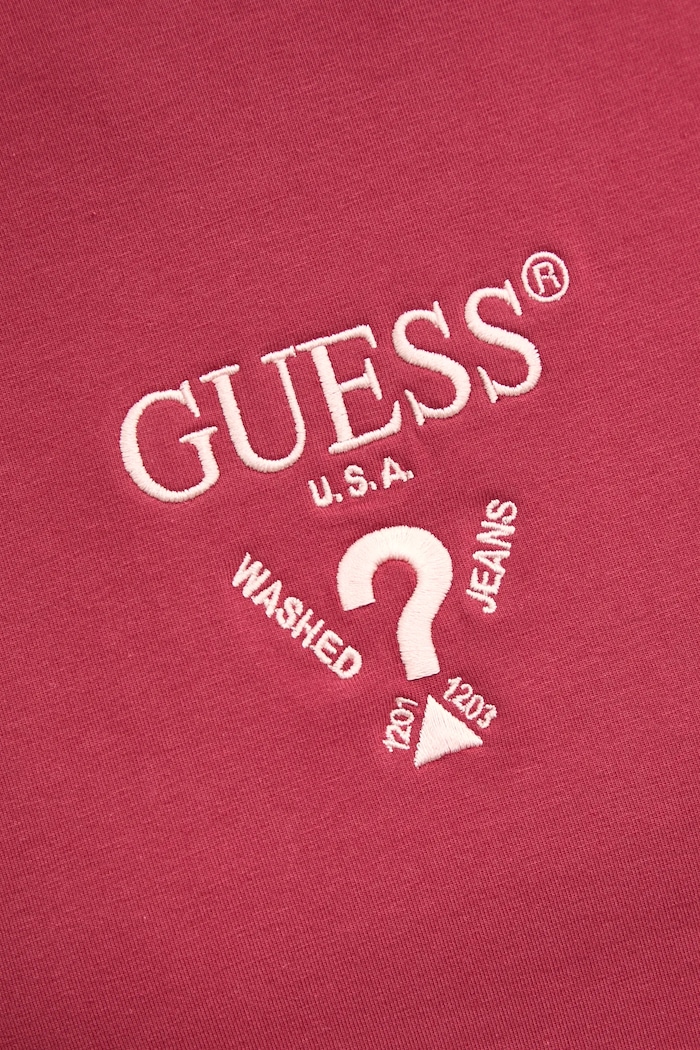 Tričko Guess COLETTE V4YI20.KCDH1 burgundské