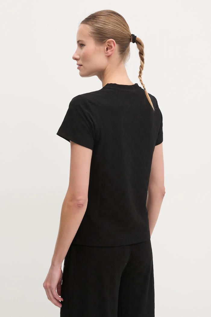 Îmbrăcăminte Guess tricou MONICA V5RI02.KCLG2 negru
