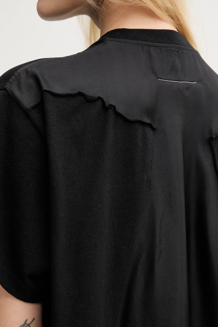 MM6 Maison Margiela tricou din bumbac S52GC0333 negru