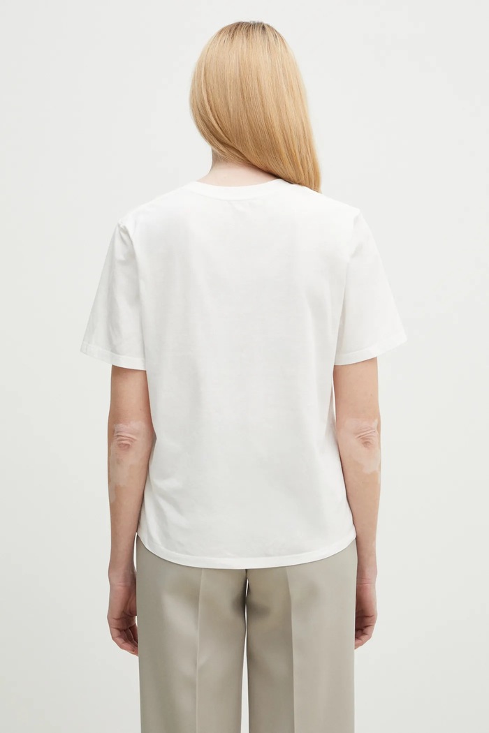 Odjeća Pamučna majica MM6 Maison Margiela S52GC0336 bijela