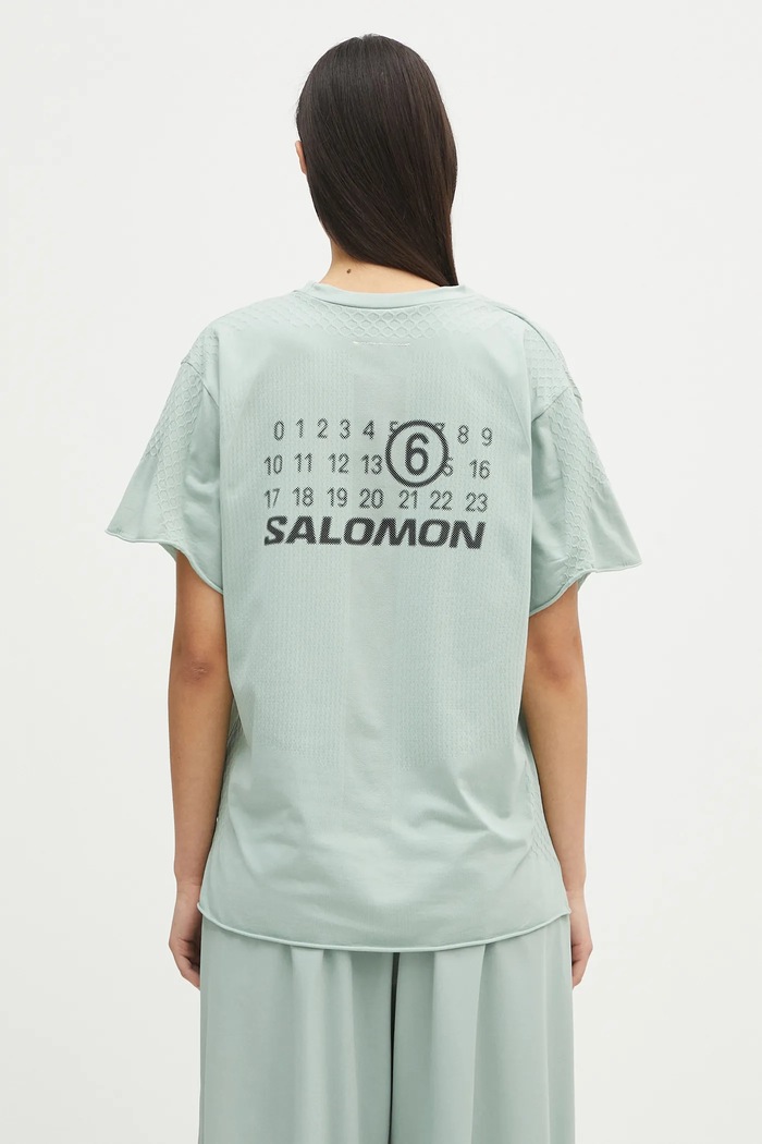 Clothing MM6 Maison Margiela x Salomon t-shirt S52GC0345 turquoise