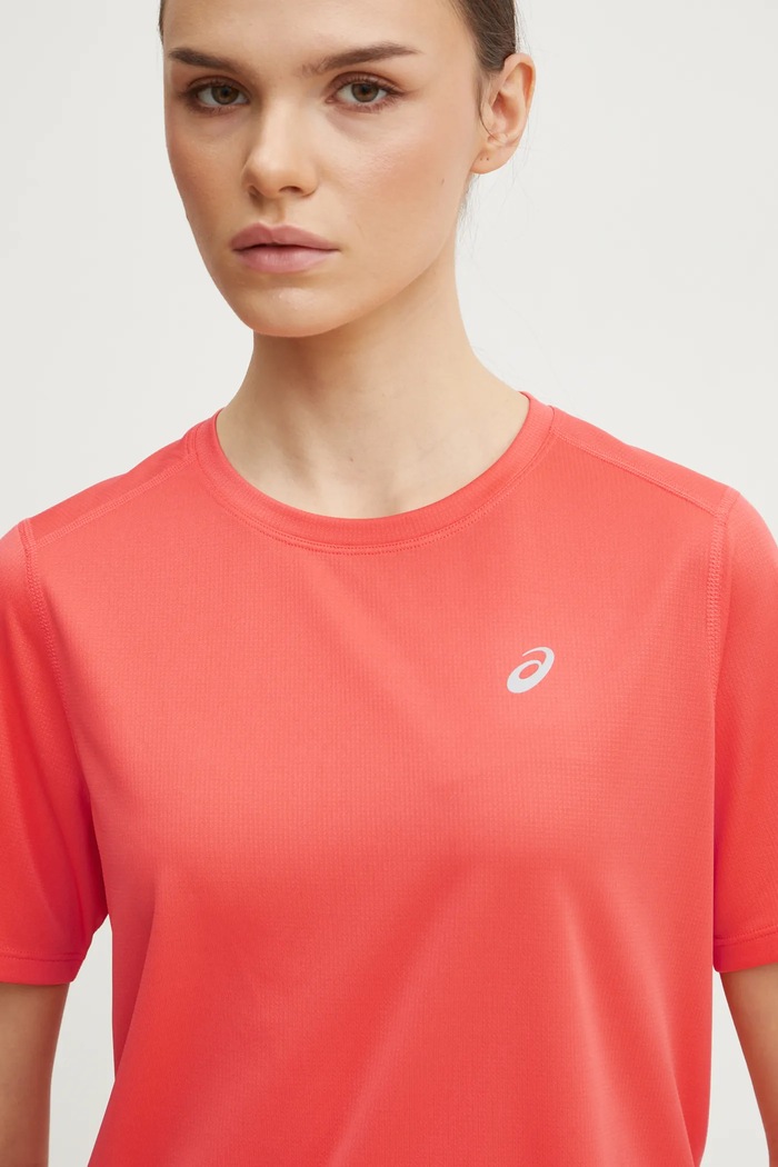 Asics t-shirt do biegania Core pomarańczowy 2012D170