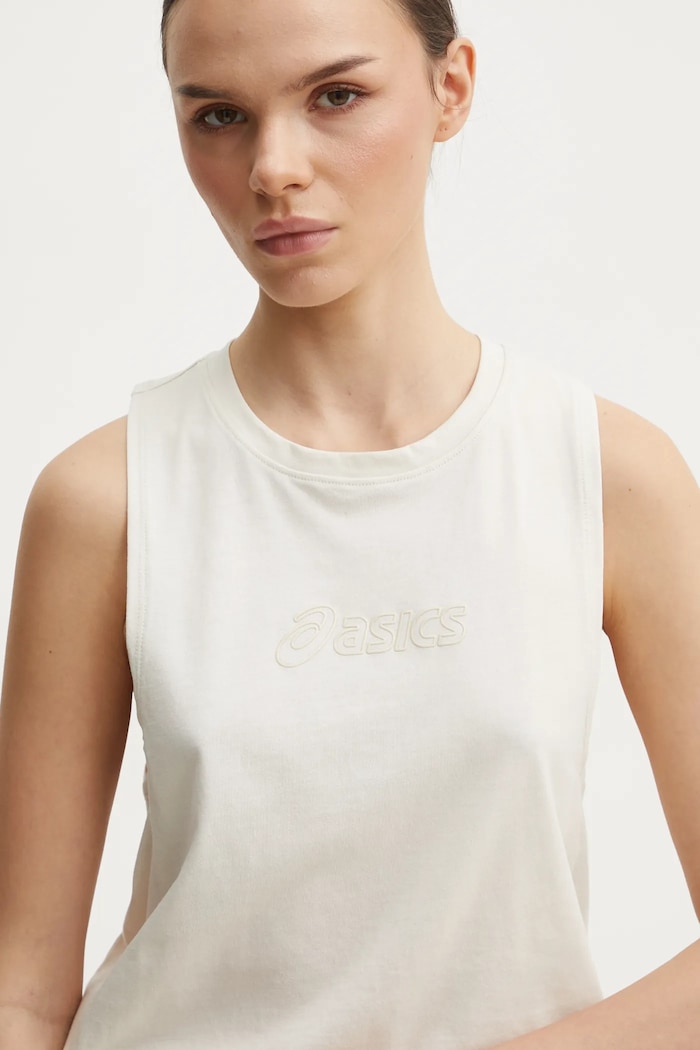 Tréningový top Asics Logo béžová 2032C942