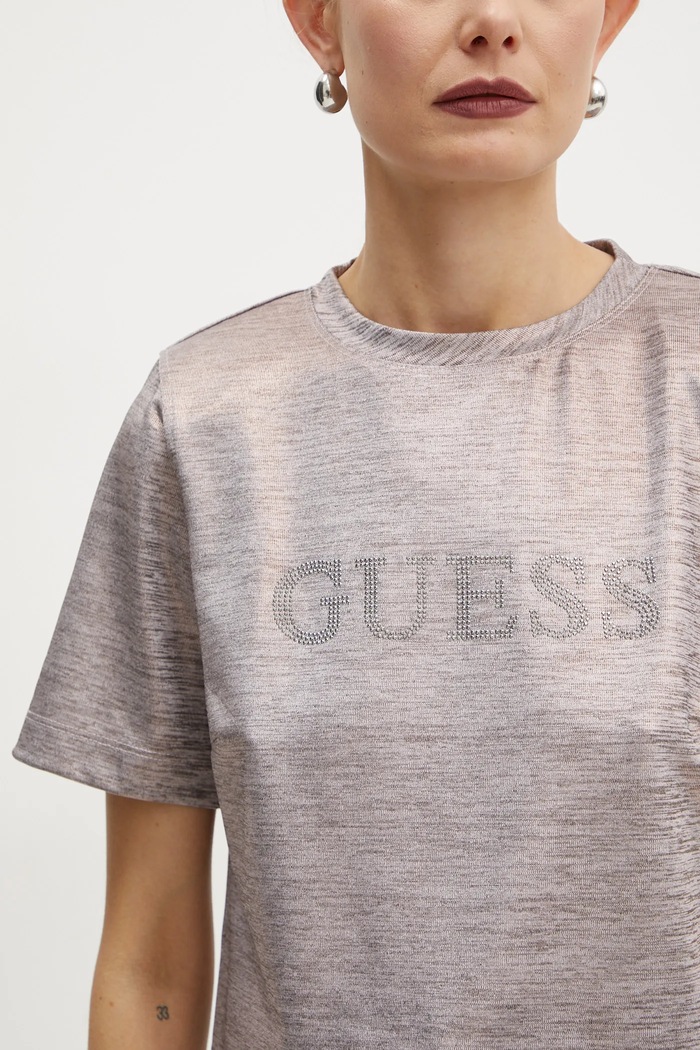 Μπλουζάκι Guess SPERANZA W5RP10.KCN42 ροζ