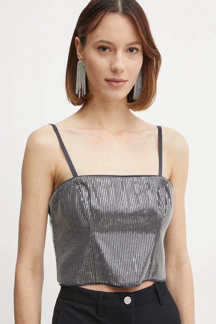 Guess top CASSIA vállas szürke W5RH0G.WGX40