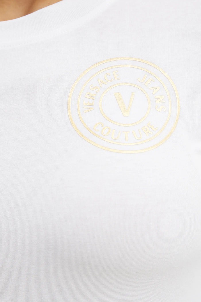 Versace Jeans Couture t-shirt 78HAHT00.CJ03T biały