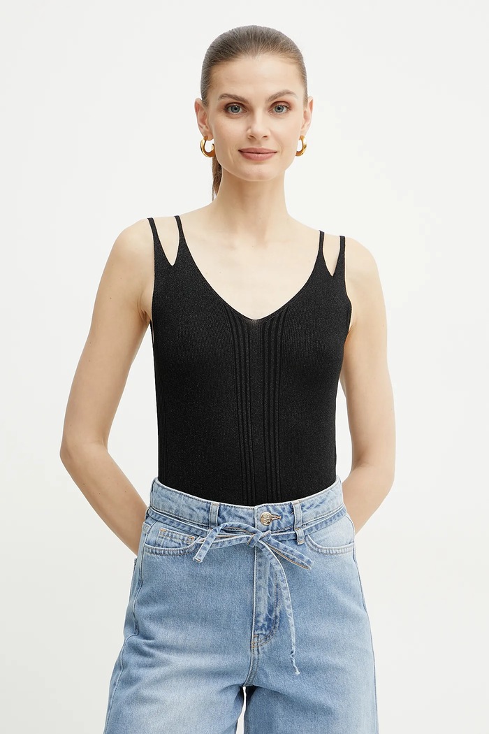 Top Marella Emme by Marella slim μαύρο 2515361091